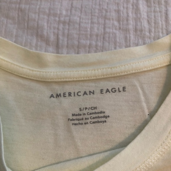 AE Cream Twist Front Baby Tee - Picture 4 of 7